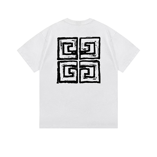 ジバンシイコピー  ロゴプリントラウンドネック半袖Tシャツ