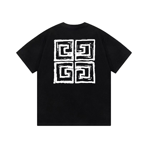 ジバンシイコピー  ロゴプリントラウンドネック半袖Tシャツ