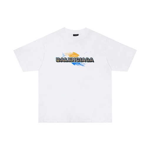 バレンシアガスーパーコピー  BALENCIAGA アルファベットプリント半袖Tシャツ