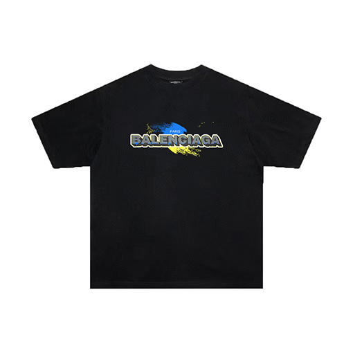 バレンシアガスーパーコピー  BALENCIAGA アルファベットプリント半袖Tシャツ