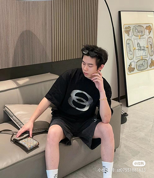 バレンシアガコピー BALENCIAGAアルファベットプリントクラシック半袖Tシャツ