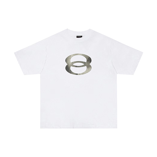 バレンシアガコピー BALENCIAGAアルファベットプリントクラシック半袖Tシャツ
