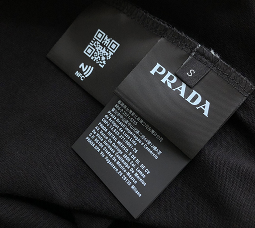 プラダ 新しいポケット逆三角鉄半袖Tシャツ