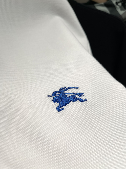 バーバリースーパーコピー   クラシック刺繍ファッション半袖ポロシャツ