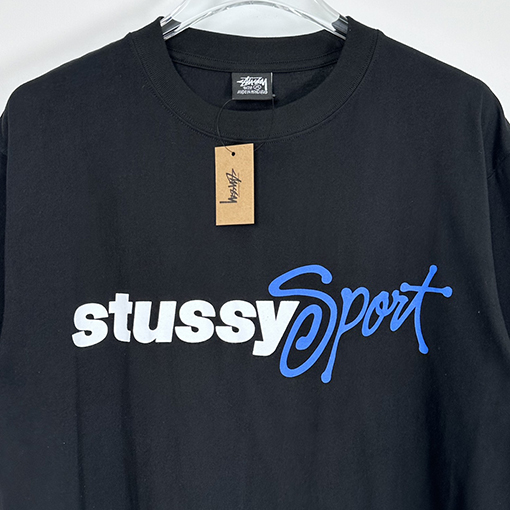 ステューシー    アルファベットプリントスポーツ半袖Tシャツ