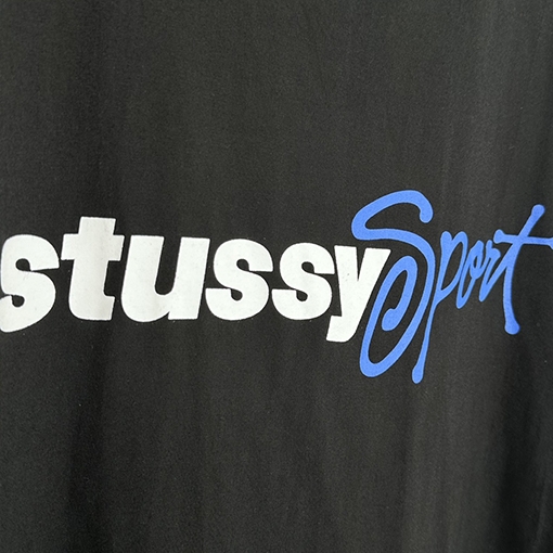 ステューシー    アルファベットプリントスポーツ半袖Tシャツ