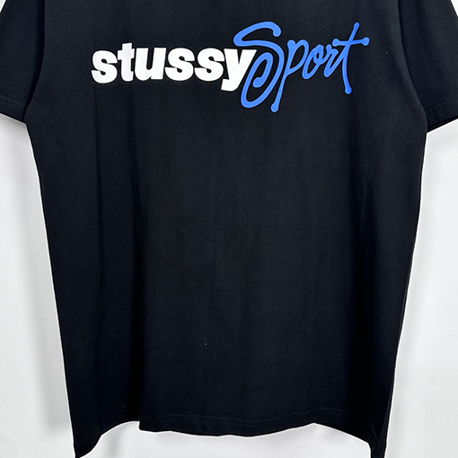 ステューシー    アルファベットプリントスポーツ半袖Tシャツ