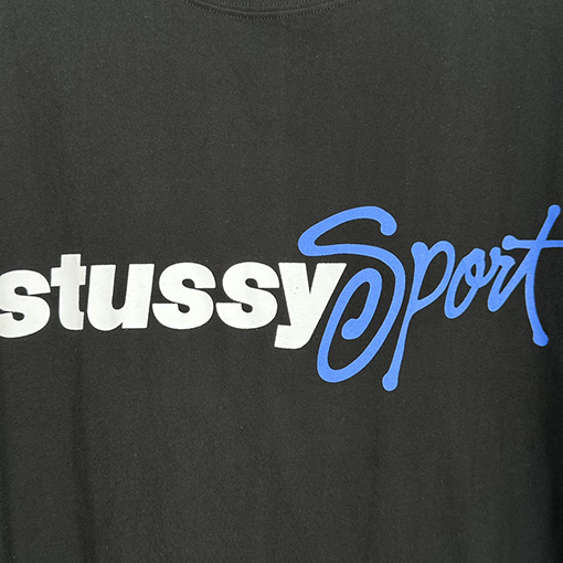 ステューシー    アルファベットプリントスポーツ半袖Tシャツ