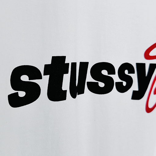 ステューシー    アルファベットプリントスポーツ半袖Tシャツ
