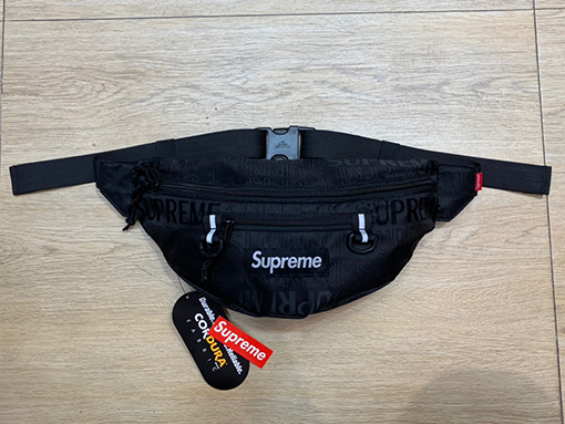 シュプリーム   Supreme ダークフラワーロゴジャカードウエストバッグ