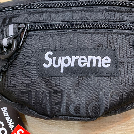 シュプリーム   Supreme ダークフラワーロゴジャカードウエストバッグ