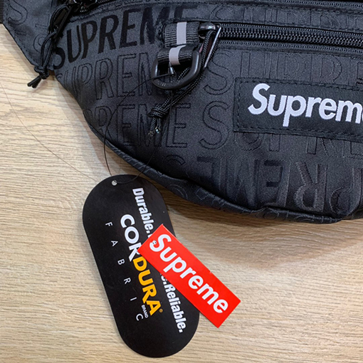 シュプリーム   Supreme ダークフラワーロゴジャカードウエストバッグ