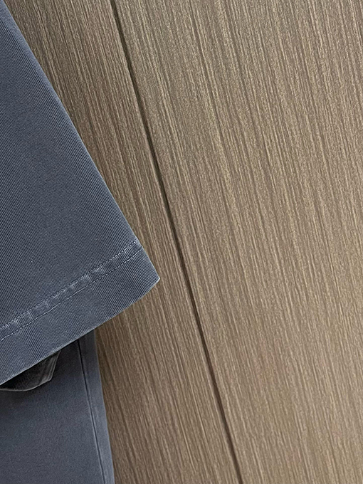 クロムハーツ レザーロゴフォームラウンドネック半袖Tシャツ