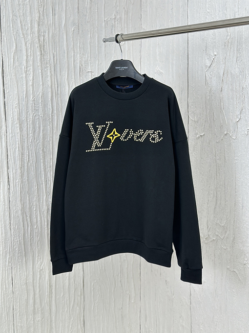 ルイヴィトン 新しいフィドンウィッシュネイル LV アルファベットクルーネックパーカー