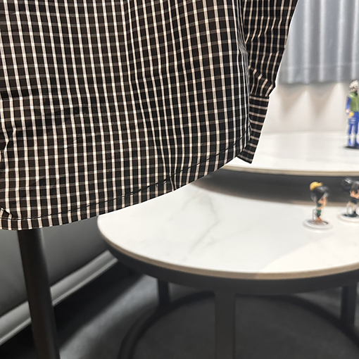 バレンシアガスーパーコピー シングルブレストチェックシャツ