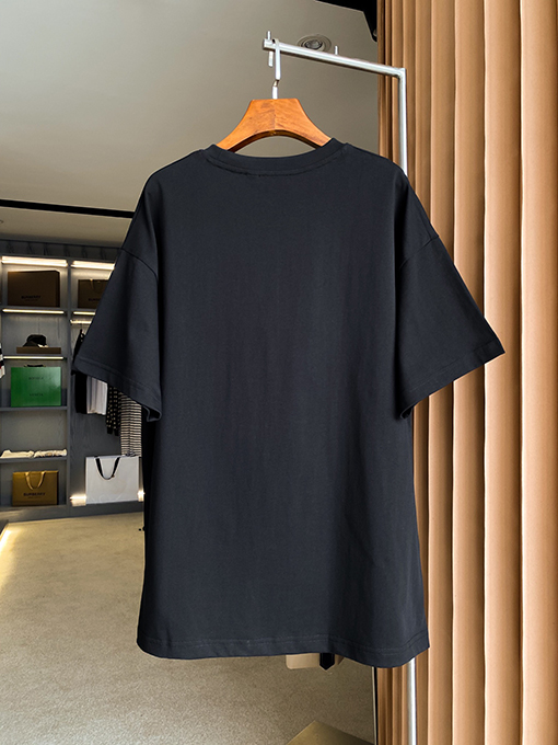 バーバリーコピー  マイクロプリントくまの綿ルーズ半袖Tシャツ