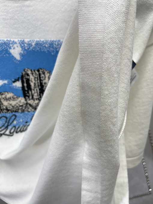 ルイヴィトンスーパーコピー  新しい LV ロゴ入り半袖Tシャツ