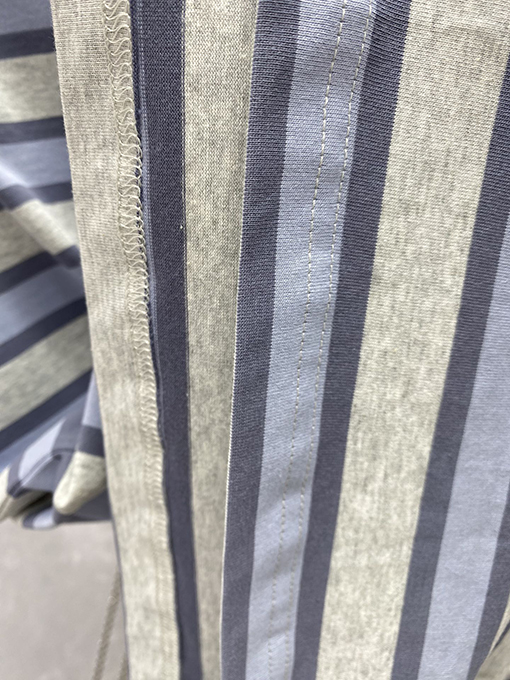 ディオール  新しいヴィンテージスタイルのストライプ柄半袖Tシャツ