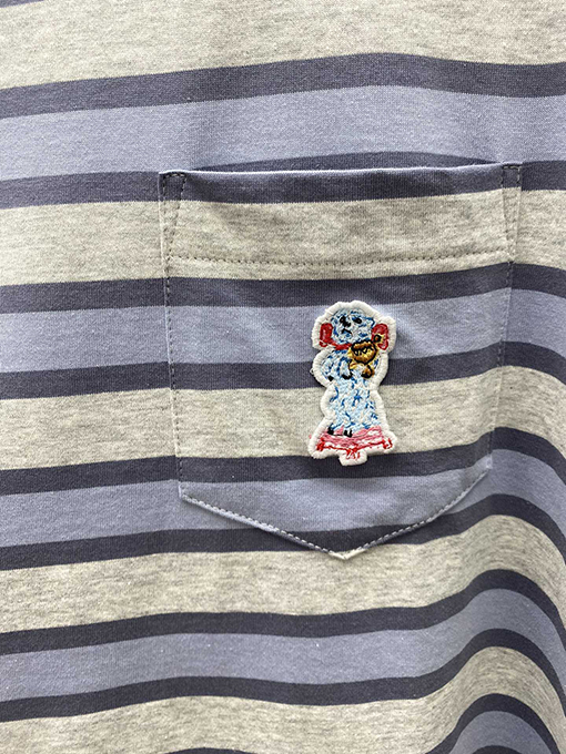 ディオール  新しいヴィンテージスタイルのストライプ柄半袖Tシャツ