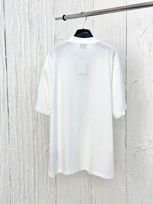 バレンシアガ  マンチェスター・ユナイテッドのコラボレーションプリント半袖Tシャツ