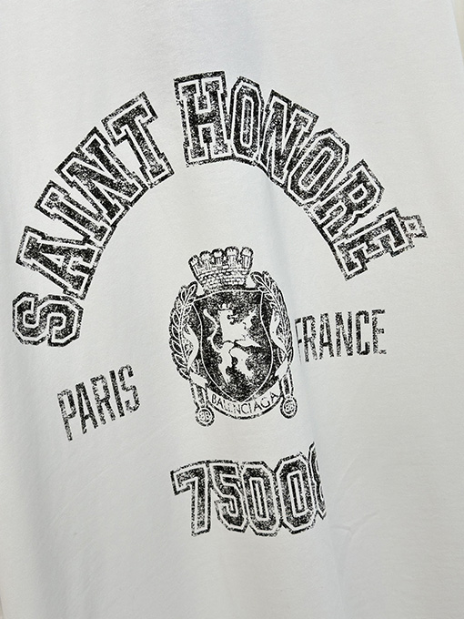 バレンシアガ  マンチェスター・ユナイテッドのコラボレーションプリント半袖Tシャツ