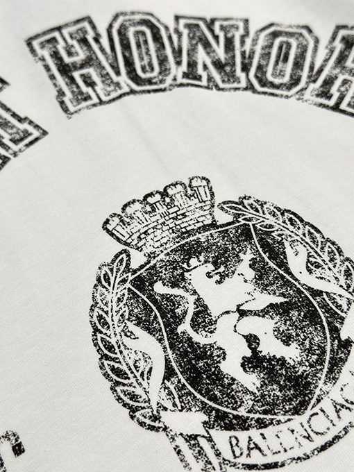 バレンシアガ  マンチェスター・ユナイテッドのコラボレーションプリント半袖Tシャツ