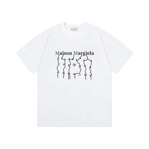 マルタンマルジェラ アルファベットロゴプリント半袖Tシャツ