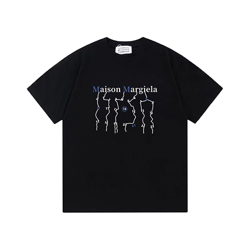 マルタンマルジェラ アルファベットロゴプリント半袖Tシャツ