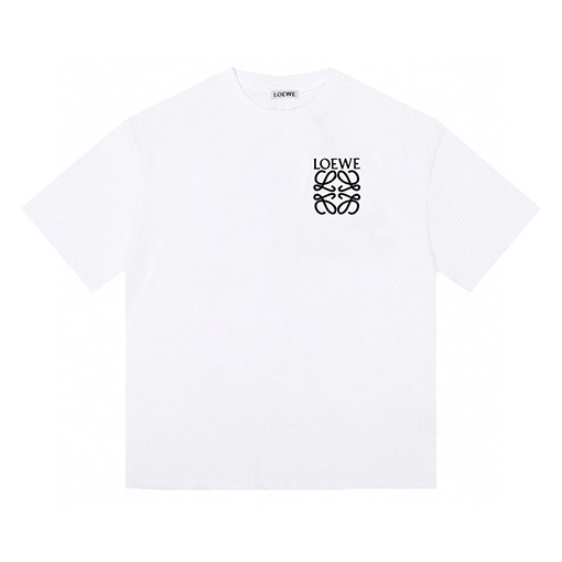ロエベコピー アルファベットロゴプリント半袖Tシャツ