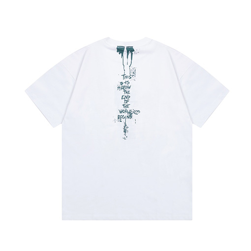 バレンシアガ  ダブル B フォームプリントロゴ半袖Tシャツ