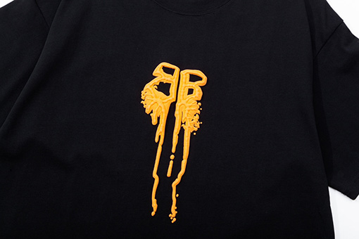 バレンシアガ  ダブル B フォームプリントロゴ半袖Tシャツ