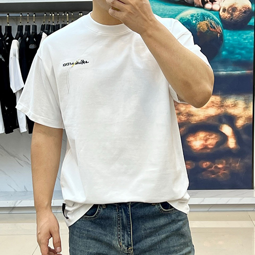 フェンディ パターンロゴクルーネック半袖Tシャツ