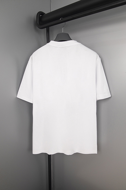 バレンシアガコピー 7つの言語のテキストプリントTシャツ半袖シャツ