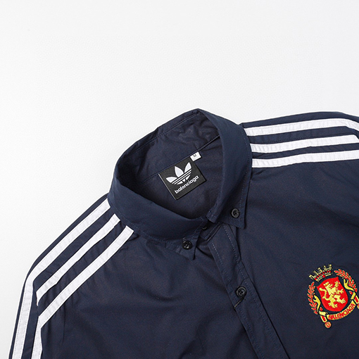 Balenciaga X Adidas マンチェスターユナイテッドプリント長袖シャツ