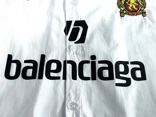 Balenciaga X Adidas マンチェスターユナイテッドプリント長袖シャツ