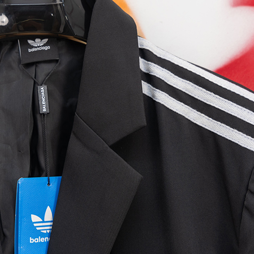 Balenciaga X Adidas ラペルのシングルブレストスーツ