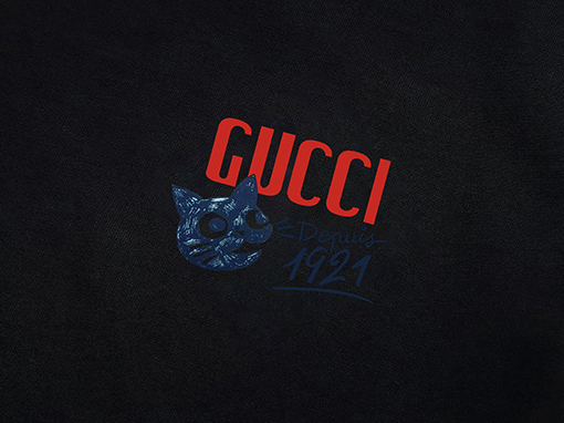 グッチスーパーコピー Gucci プリントロゴ柄半袖Tシャツ
