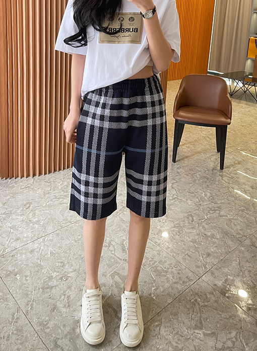 バーバリーコピー  新しいチェック柄のストレッチパンツ
