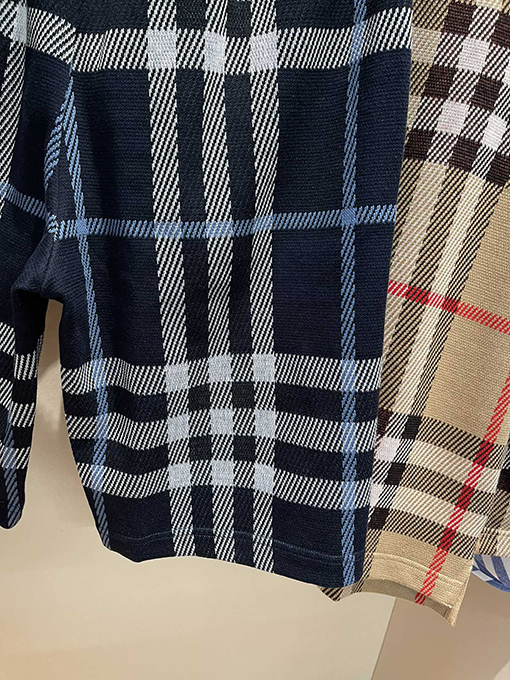 バーバリーコピー  新しいチェック柄のストレッチパンツ