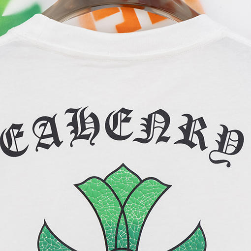 クロムハーツスーパーコピー  ぼかしプリントロゴ半袖Tシャツ
