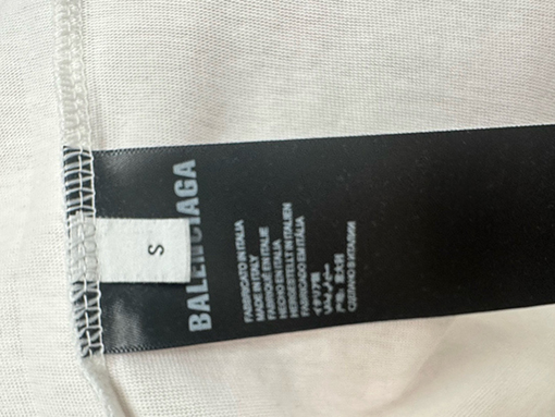 バレンシアガ  B ロゴインクジェット半袖Tシャツ