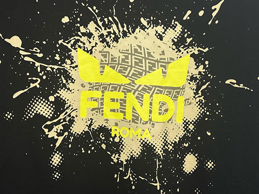 フェンディスーパーコピー ファッションプリント半袖Tシャツ