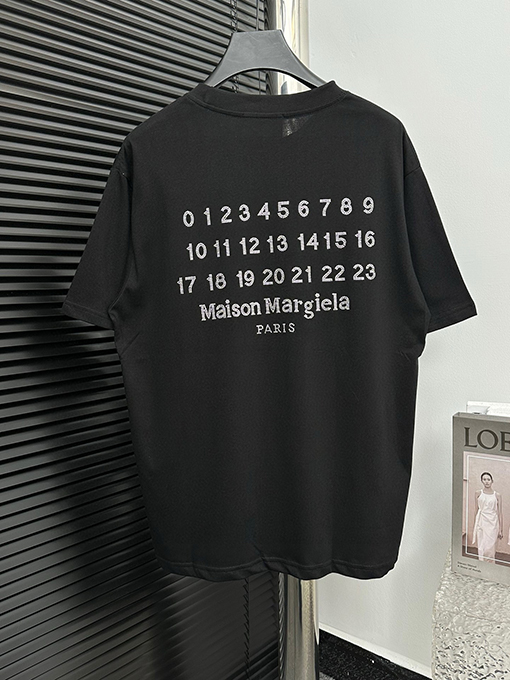 マルタンマルジェラ  新しいホットドリル半袖Tシャツ