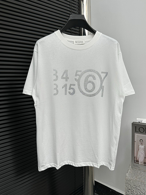 マルタンマルジェラ  新しいホットドリル半袖Tシャツ