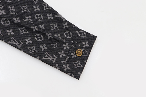 ルイヴィトン 赤い人の刺繍ジャカードデニムジャケット