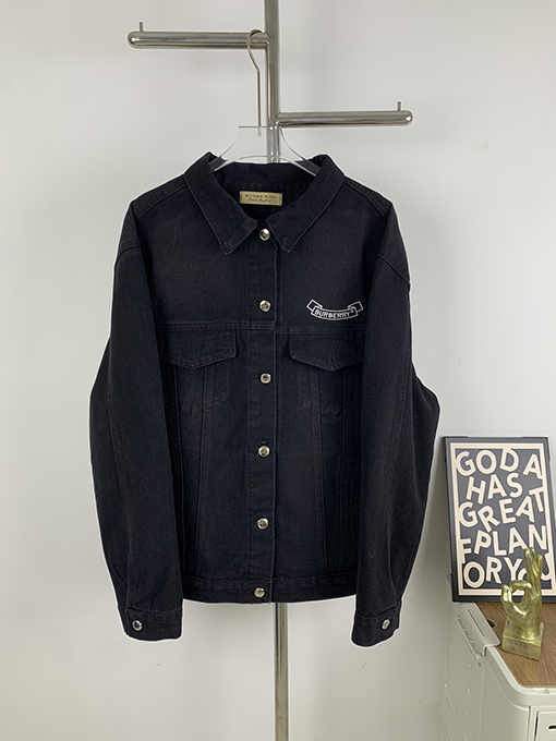Burberry X Supreme コピー クラシックな刺繍の軍馬デニムジャケット