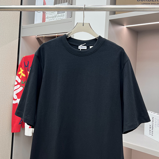 バーバリーコピー 馬術騎士軍馬ラベリングネック半袖Tシャツ