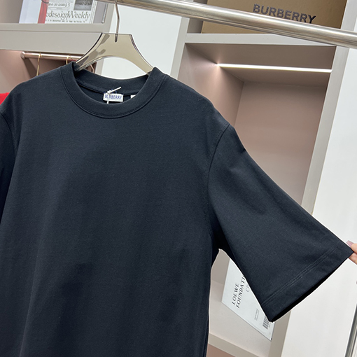 バーバリーコピー 馬術騎士軍馬ラベリングネック半袖Tシャツ