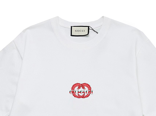 グッチスーパーコピー   ウォッシュプリント半袖Tシャツ