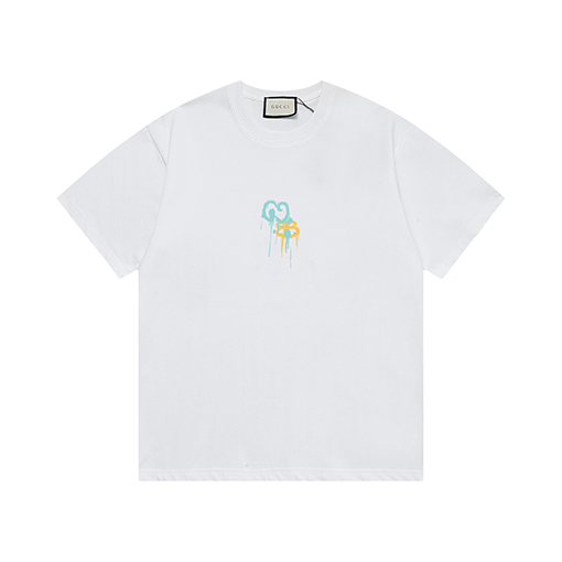 グッチ   タイトなシルエットプリント半袖Tシャツ